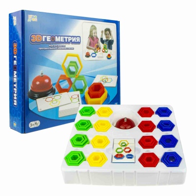Игра настольная 3D Геометрия 1toy Т16697